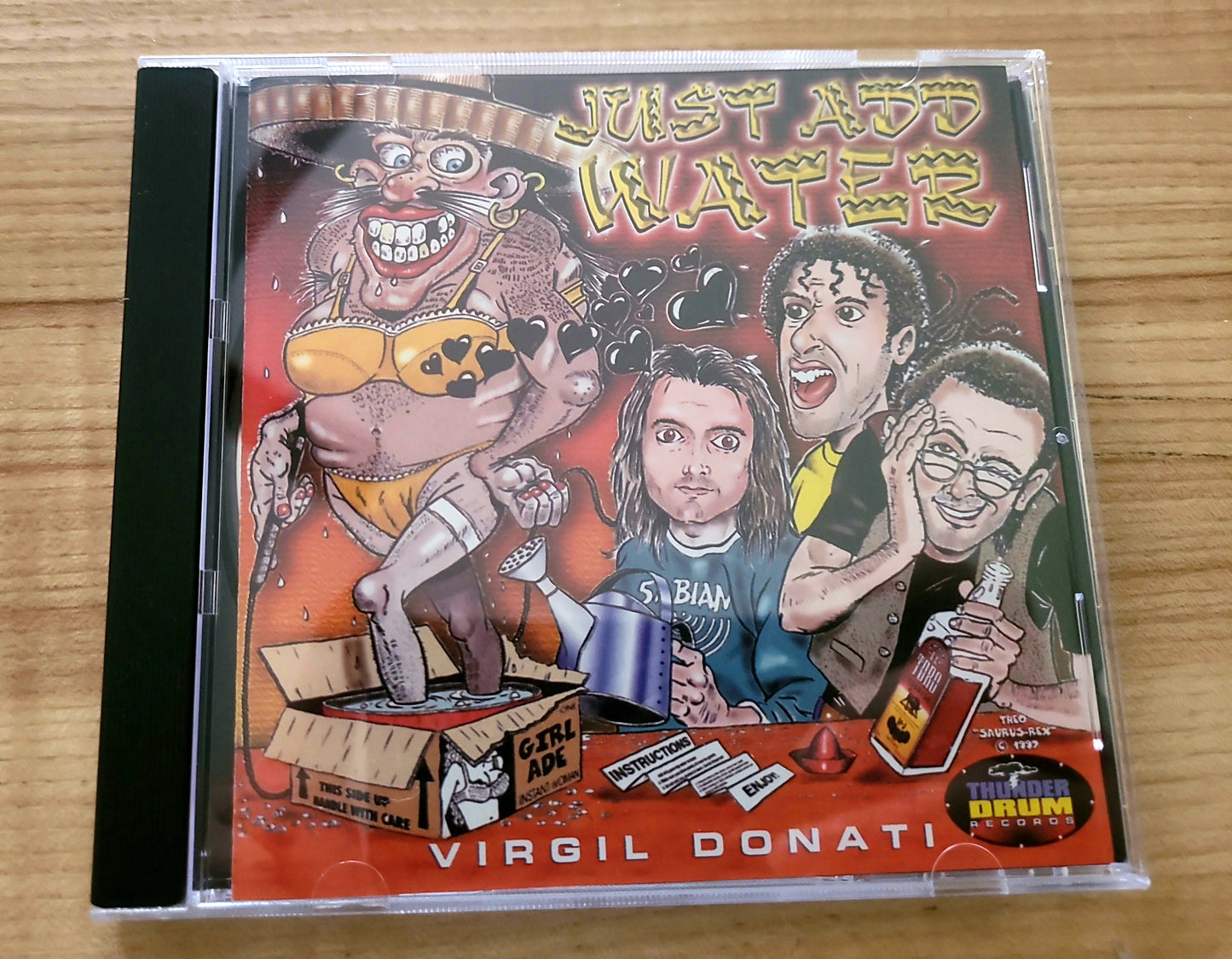 VIRGIL DONATI JUST ADD WATER CD SCOTT HENDERSON RICC FIERABRACCI RARE!! VG+ to NEARMINT