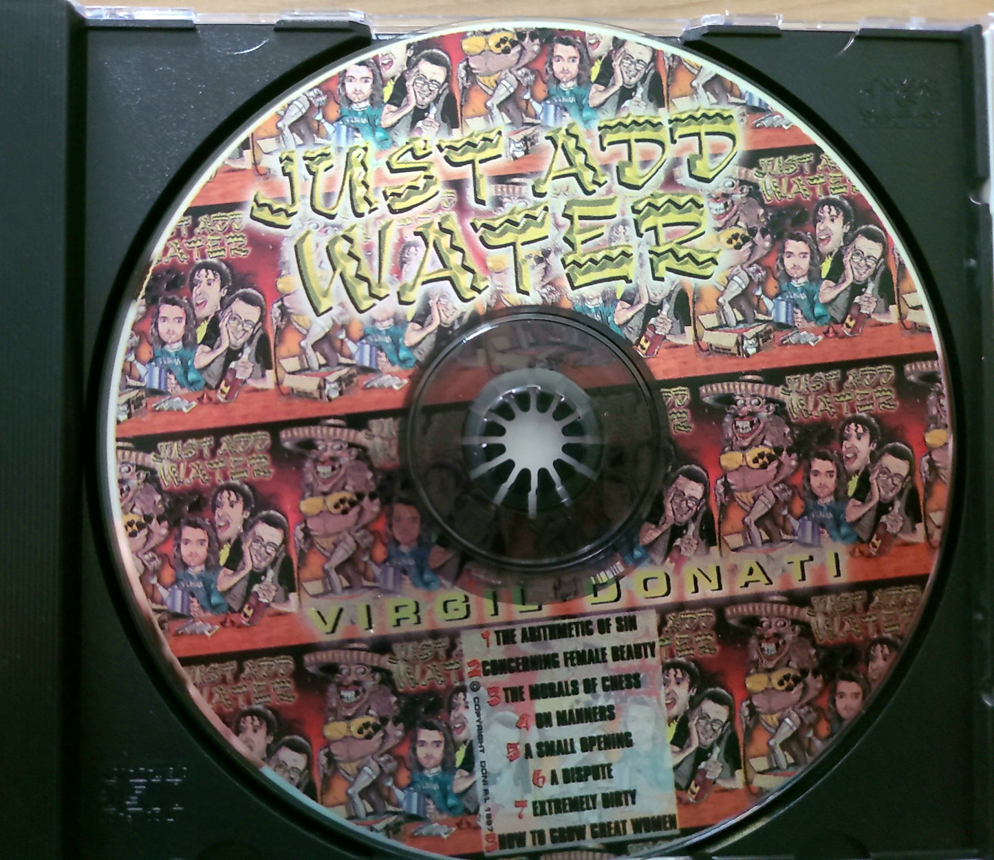 VIRGIL DONATI JUST ADD WATER CD SCOTT HENDERSON RICC FIERABRACCI RARE!! VG+ to NEARMINT