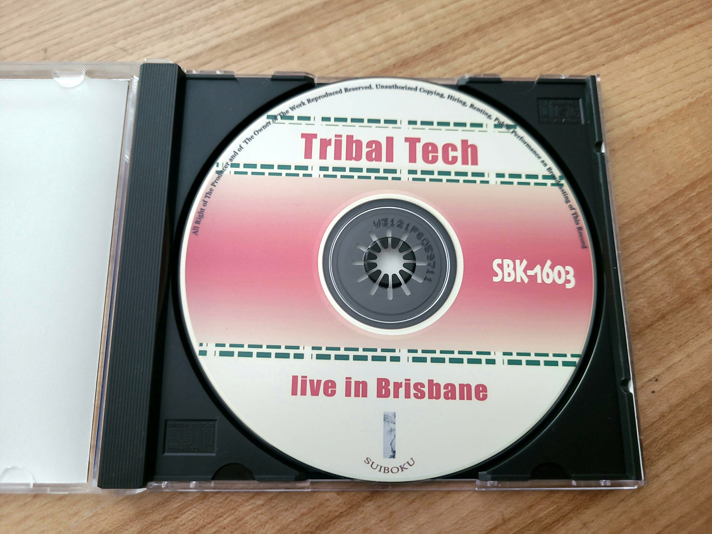 TRIBAL TECH LIVE BRISBANE 1997 WITH SCOTT HENDERSON 1 CD NEW!