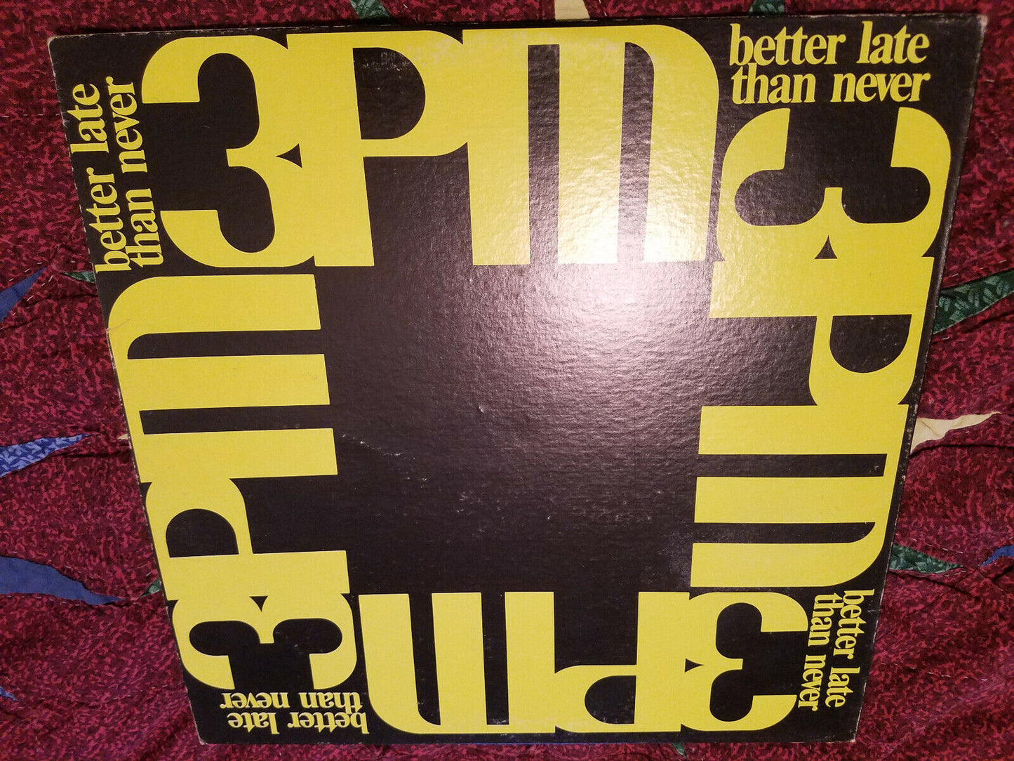 3PM BETTER LATE THAN NEVER ULTRA-RARE SIGNED BY WHOLE BAND! JAZZ ROCK FUNK LP