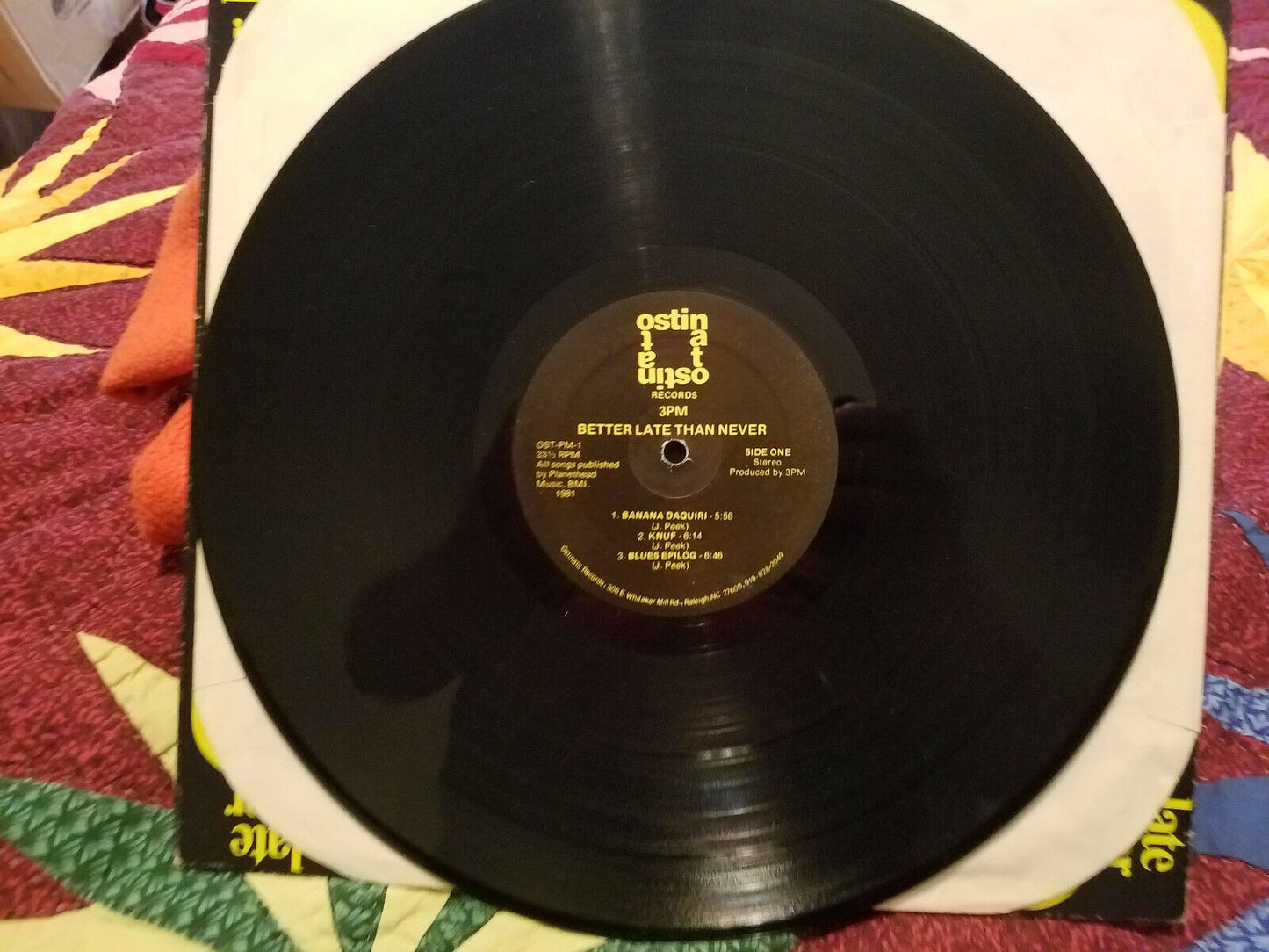 3PM BETTER LATE THAN NEVER ULTRA-RARE SIGNED BY WHOLE BAND! JAZZ ROCK FUNK LP