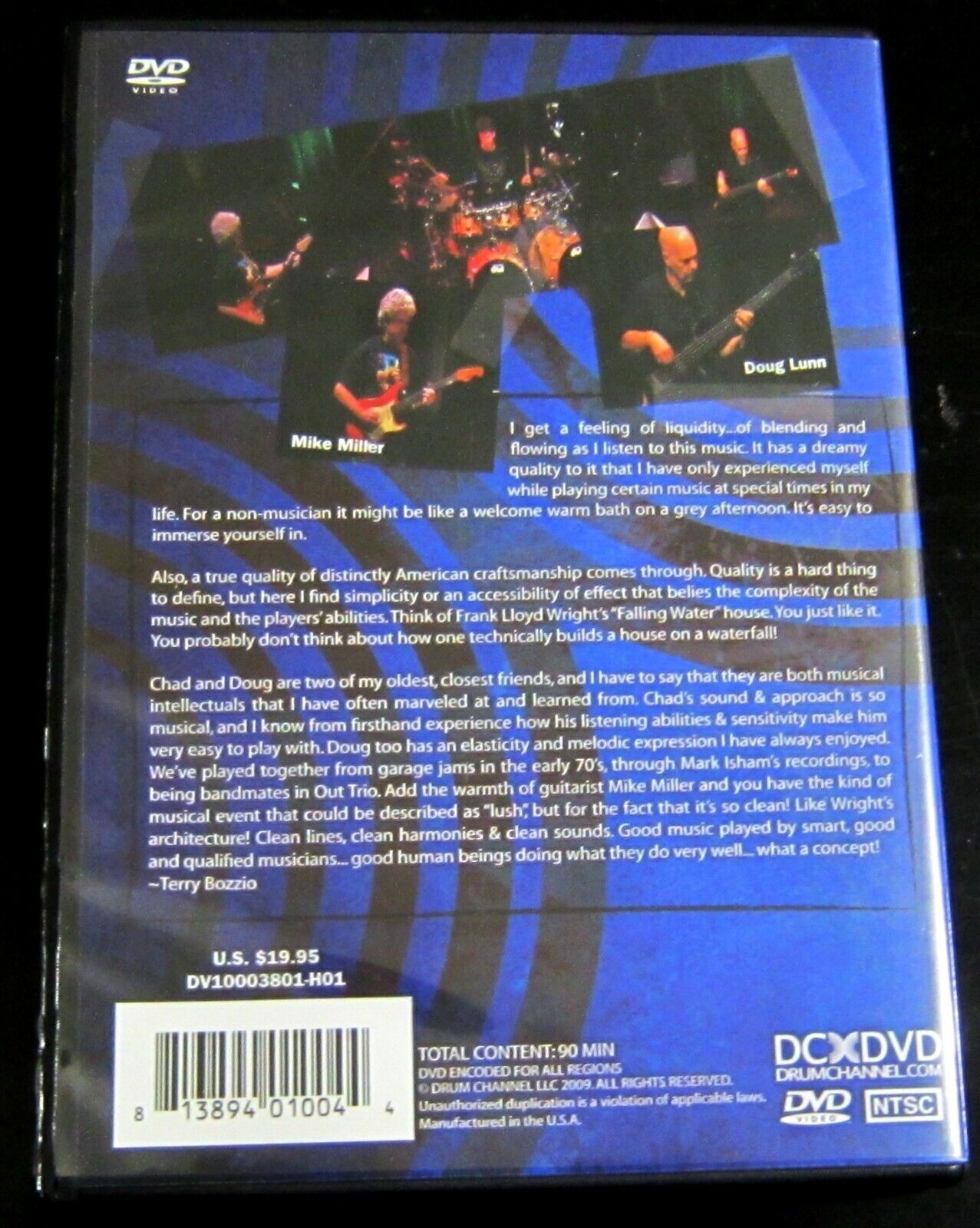 Chad Wackerman TRIO Hits Live DVD OOP Mike Miller Guitar DOUG LUNN BASS JAZZ ROCK