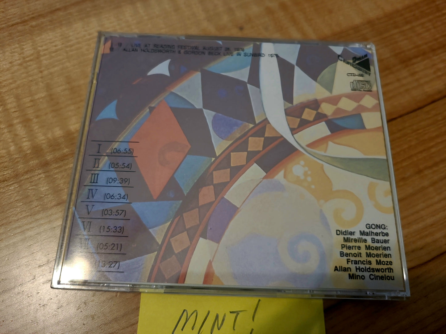GONG - LIVE GAZEUSE! w/ ALLAN HOLDSWORTH