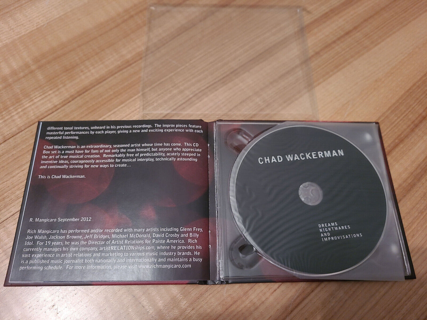 Chad Wackerman – Dreams Nightmares And Improvisations CD ALLAN HOLDSWORTH FUSION