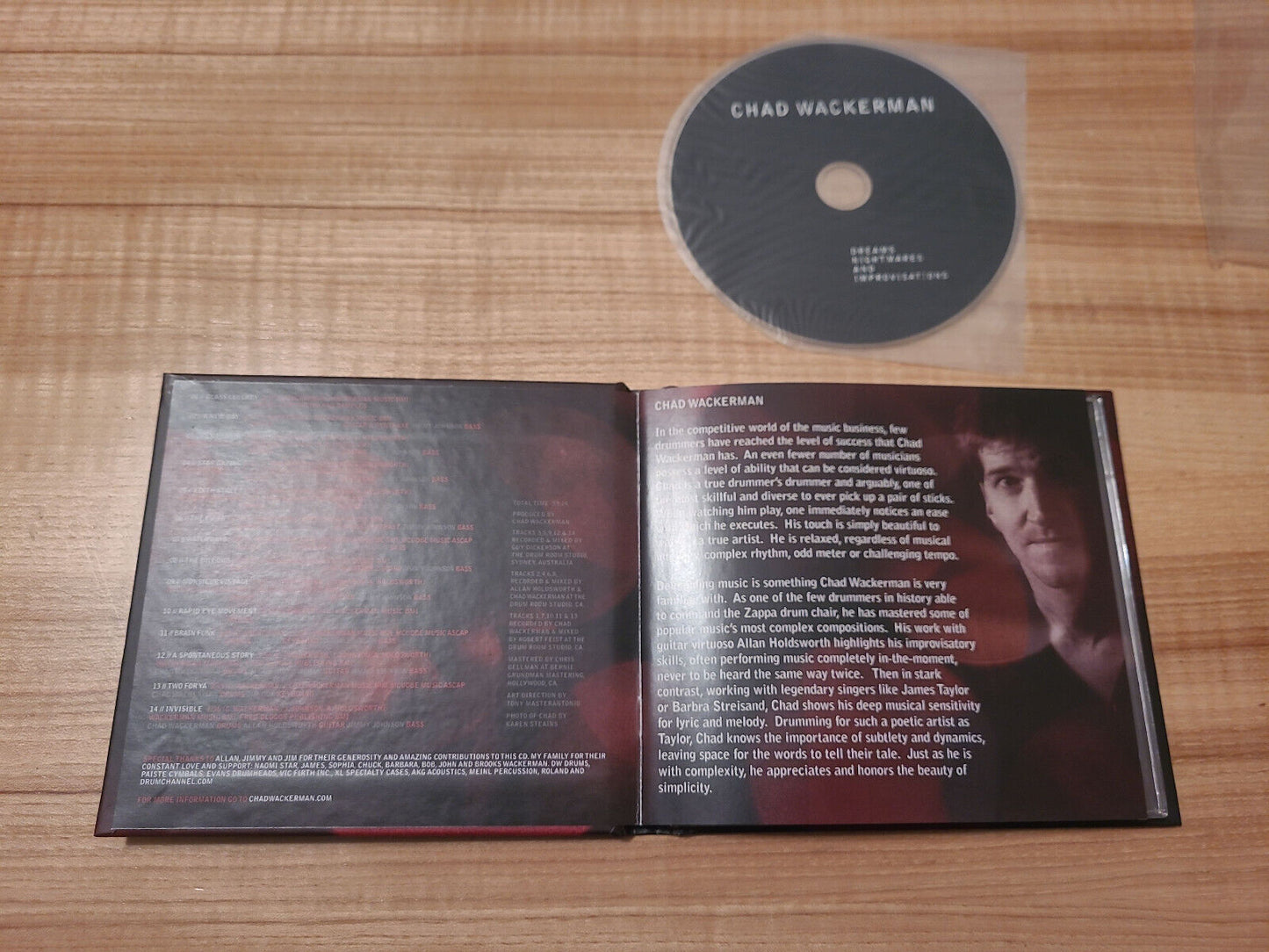 Chad Wackerman – Dreams Nightmares And Improvisations CD ALLAN HOLDSWORTH FUSION