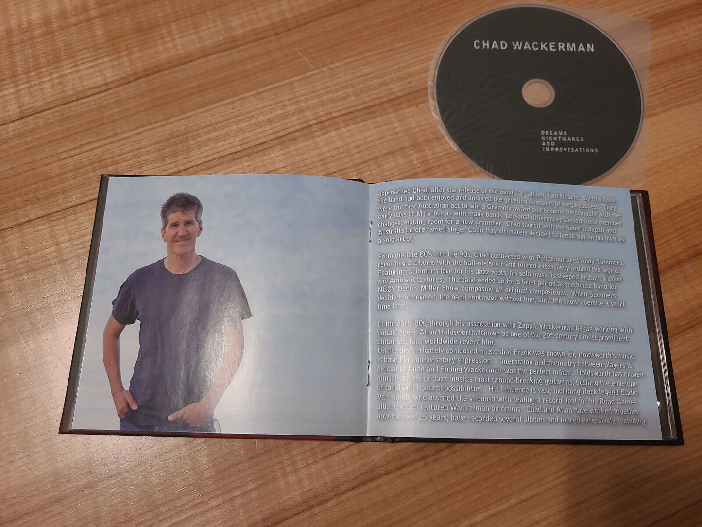 Chad Wackerman – Dreams Nightmares And Improvisations CD ALLAN HOLDSWORTH FUSION