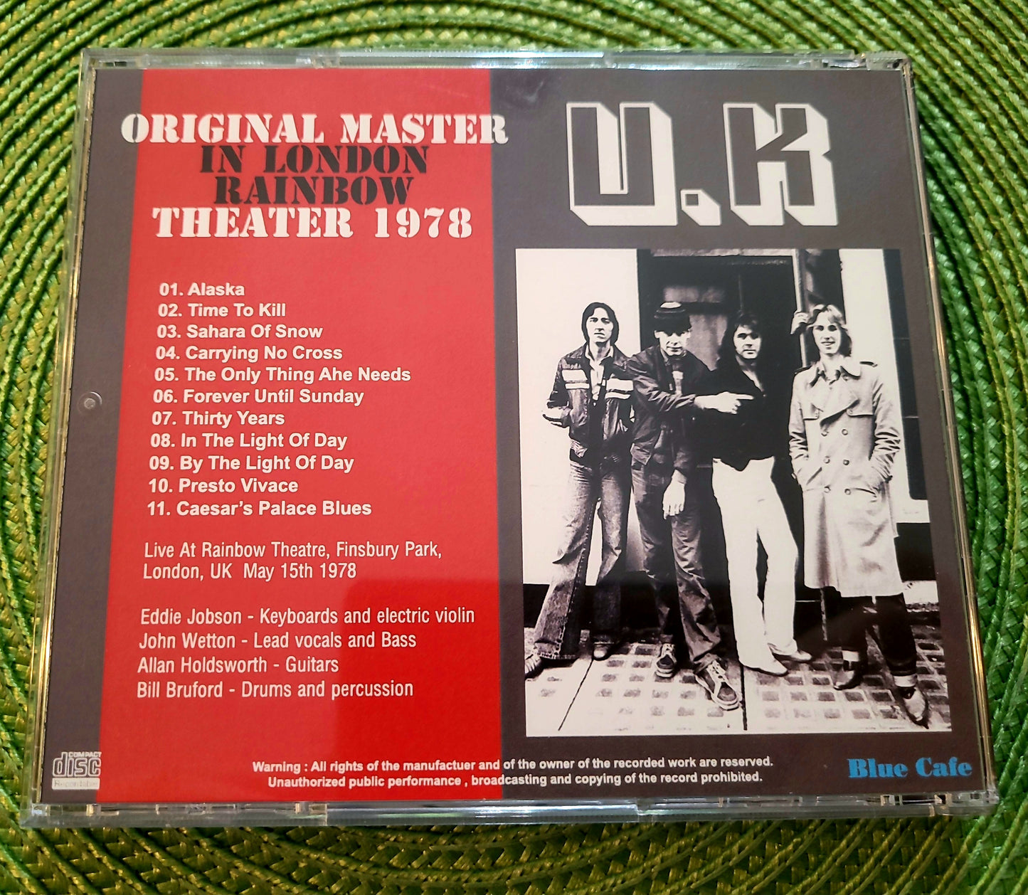 UK ORIGINAL MASTER IN LONDON RAINBOW THEATER 78