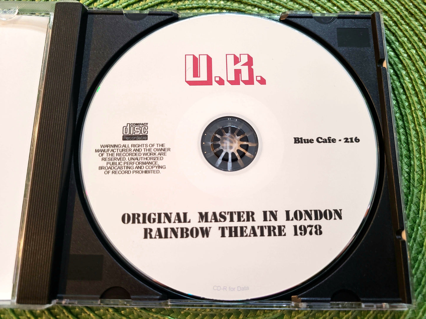 UK ORIGINAL MASTER IN LONDON RAINBOW THEATER 78