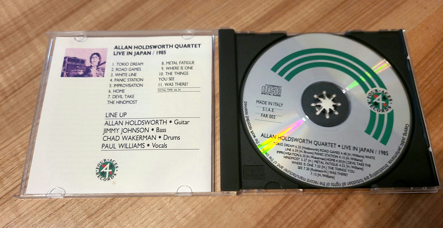ALLAN HOLDSWORTH QUARTET / LIVE IN JAPAN 1985 CD IMPORTED FROM JAPAN