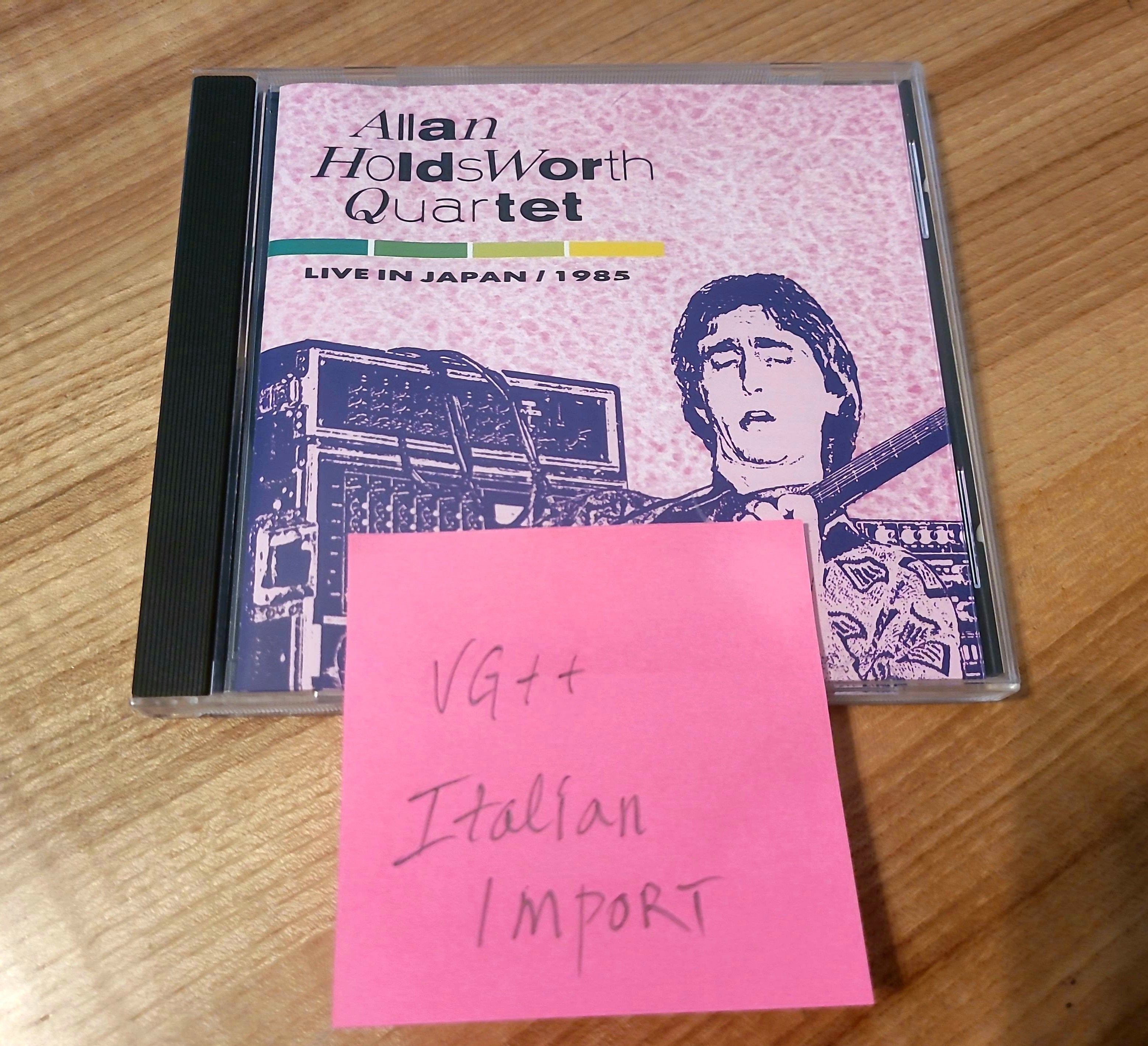 ALLAN HOLDSWORTH QUARTET / LIVE IN JAPAN 1985 CD IMPORTED FROM