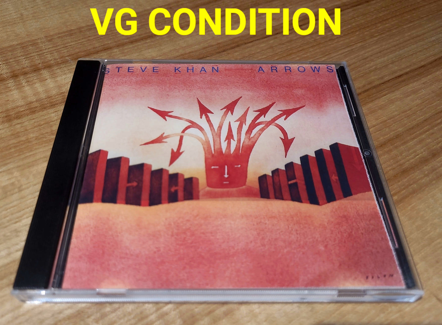 STEVE KHAN - ARROWS on CD ULTRA-RARE! JAZZ ROCK FUSION