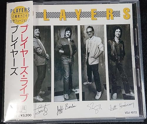 Players SCOTT HENDERSON CD '87 JEFF BERLIN JAZZ ROCK FUSION STEVE SMITH T LAVITZ JAPANESE VERSION IMPORT WITH OBI STRIP